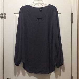 Dark Gray Chiffon blouse